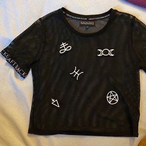 Blackcraft mesh crop